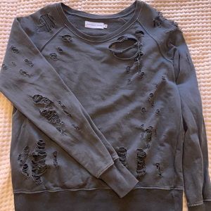 Sincerely Jules distressed crewneck - size S